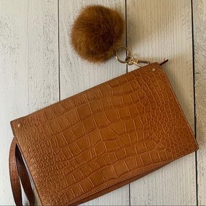 Kate Spade Croc Clutch